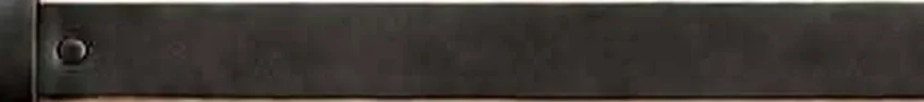 Traditional Black buffalo leather